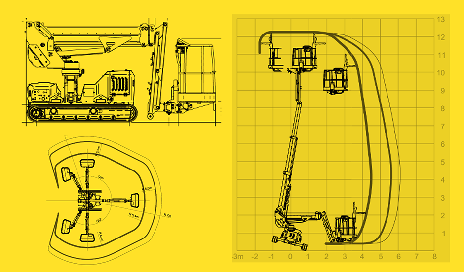 Teleskopraupenbühne JIBBI 1250 EVO